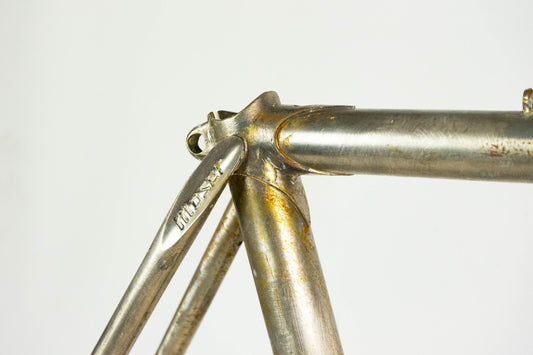 MOSER VINTAGE FRAME STEEL ROAD BIKE 53 54 CAMPAGNOLO OLD 700C BICYCLE 80S 28"