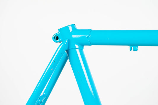 VINTAGE FRAME 46 50 STEEL ROAD BIKE CAMPAGNOLO 700c 80S OLD bicycle BLUE 70S