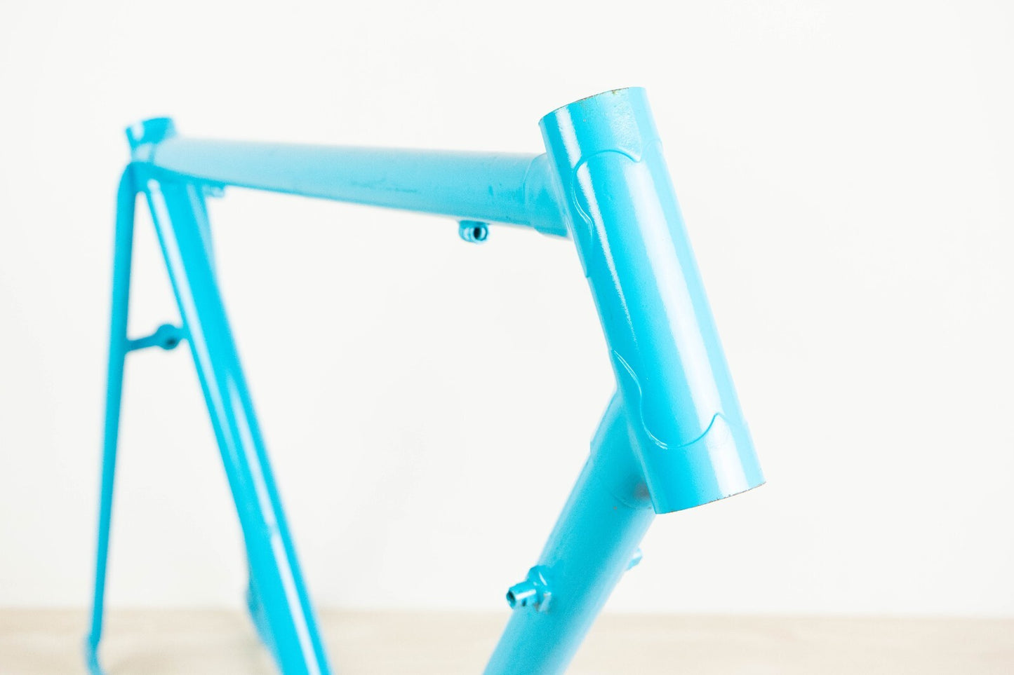 VINTAGE FRAME 46 50 STEEL ROAD BIKE CAMPAGNOLO 700c 80S OLD bicycle BLUE 70S