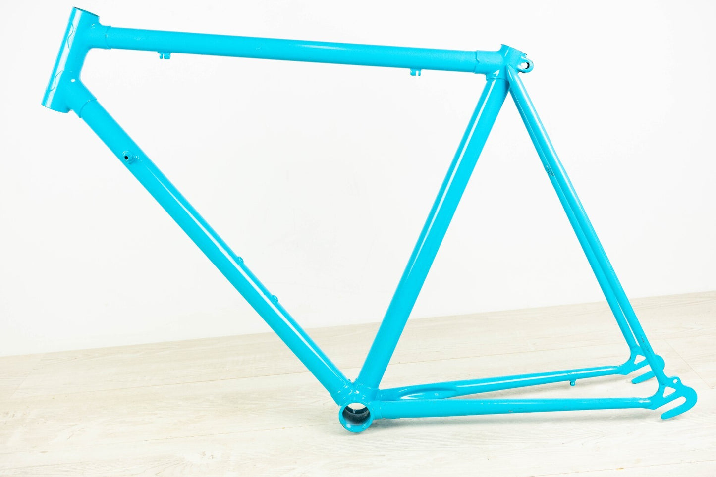 VINTAGE FRAME 46 50 STEEL ROAD BIKE CAMPAGNOLO 700c 80S OLD bicycle BLUE 70S