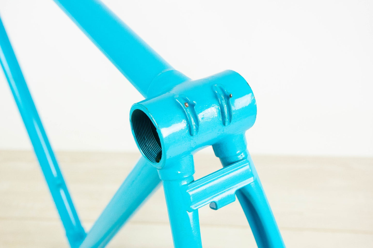 VINTAGE FRAME 46 50 STEEL ROAD BIKE CAMPAGNOLO 700c 80S OLD bicycle BLUE 70S