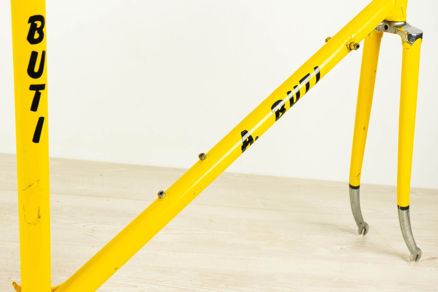 DEL SERRA (?) VINTAGE FRAME SET 51 52 STEEL ROAD BIKE CAMPAGNOLO OLD 700C 70S