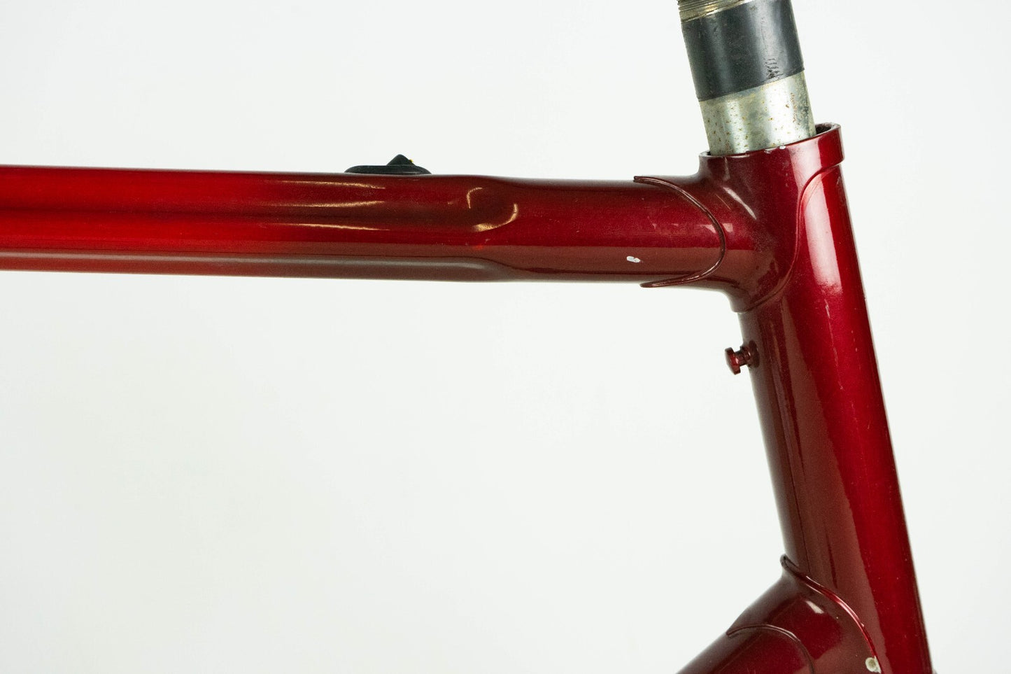 NOS DAZZAN VINTAGE FRAME SET 55 ROAD BIKE STEEL BICYCLE 90S RED OLD AERO STAR 80