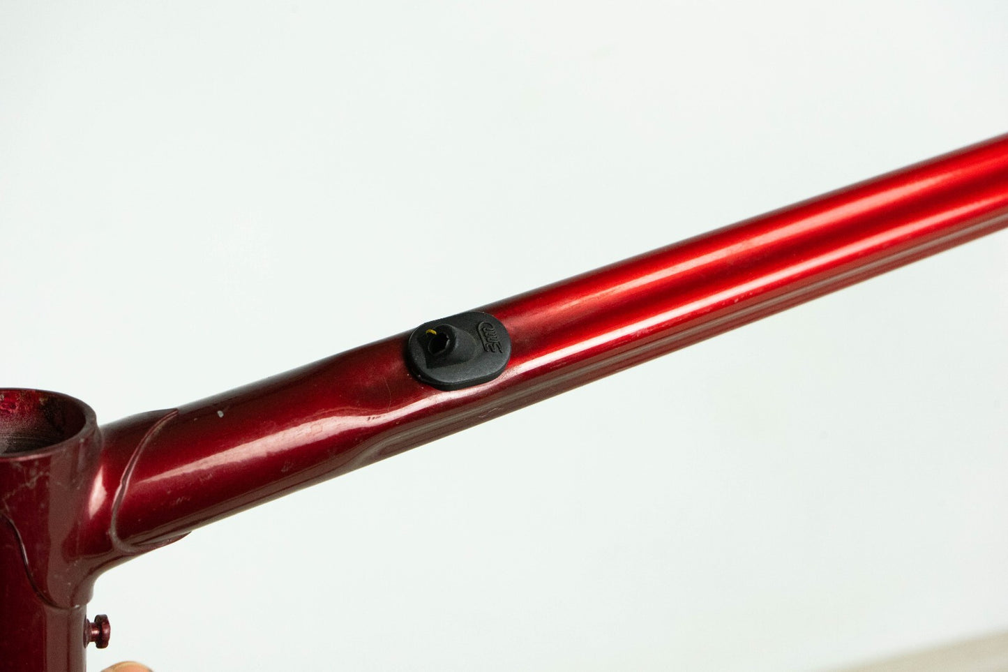 NOS DAZZAN VINTAGE FRAME SET 55 ROAD BIKE STEEL BICYCLE 90S RED OLD AERO STAR 80