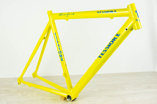 ALUMINIUM ALLOY FRAME 52 VINTAGE LILGHT ROAD BIKE 700c BICYCLE YELLOW S SMALL