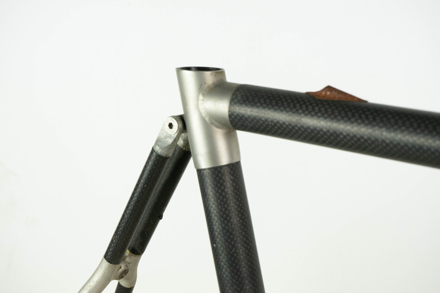 PESENTI CARBON TITANIUM STEEL ALLOY 55 M FRAME SET ROAD BIKE VINTAGE 90S BICYCLE