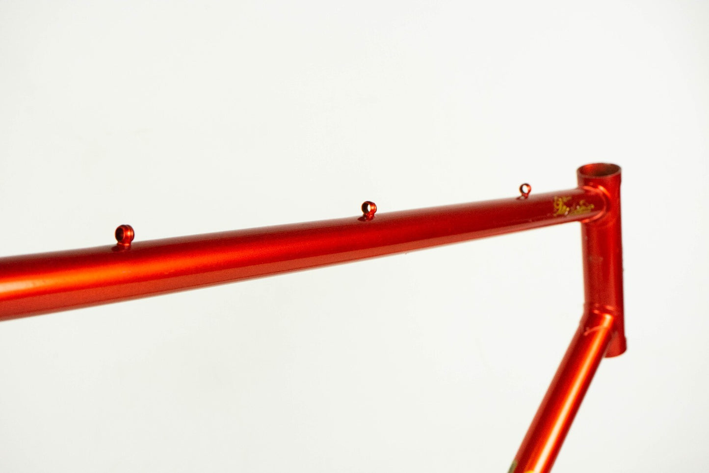 NOS DAZZAN VINTAGE FRAME 56 57 ROAD BIKE STEEL BICYCLE CLASSIC ORANGE OLD 80