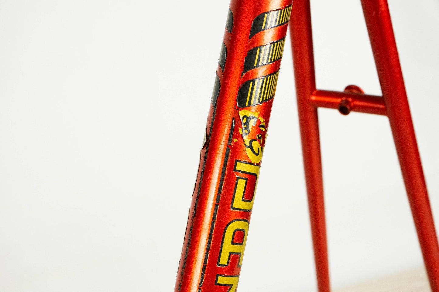 NOS DAZZAN VINTAGE FRAME 56 57 ROAD BIKE STEEL BICYCLE CLASSIC ORANGE OLD 80