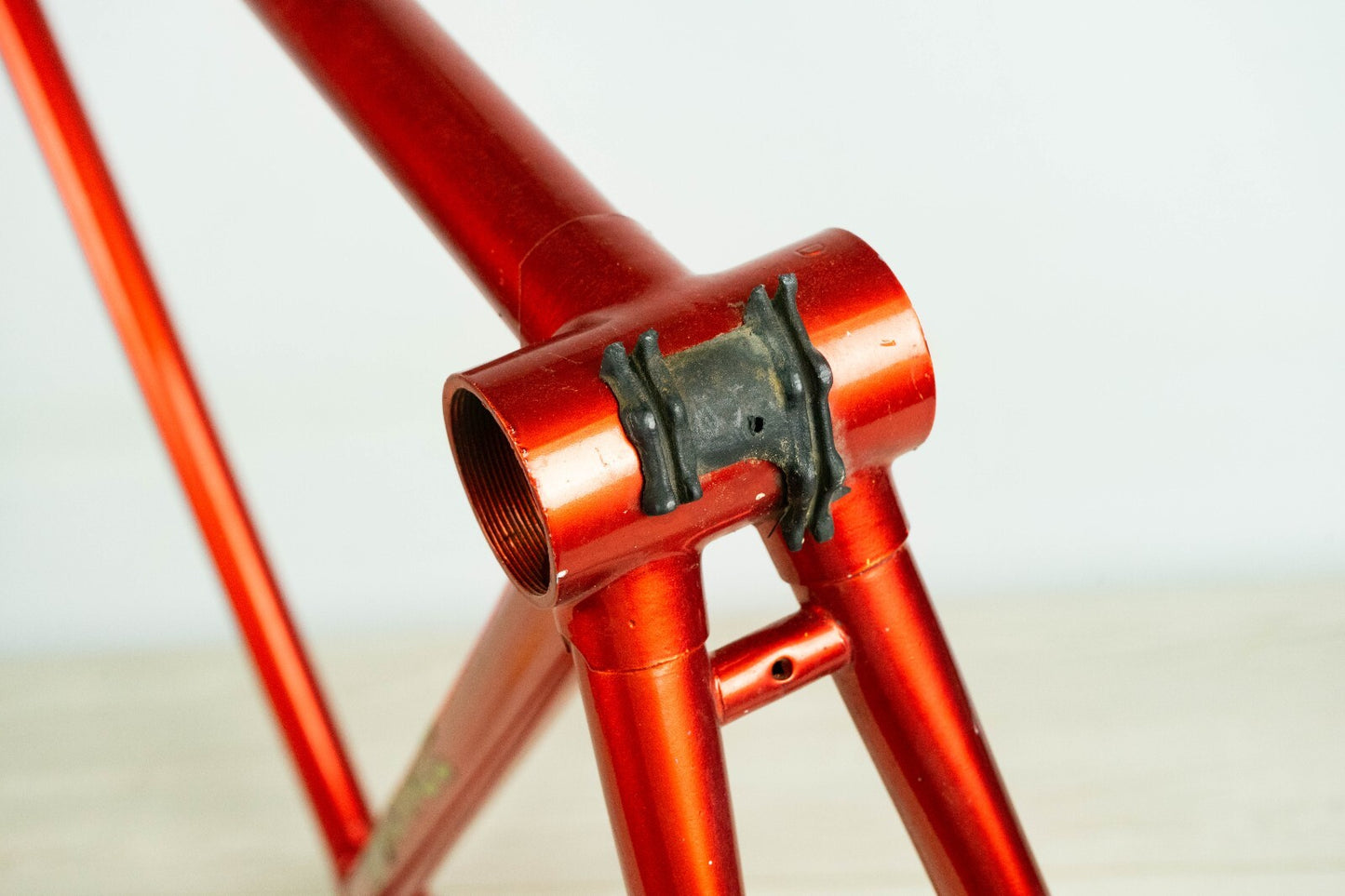 NOS DAZZAN VINTAGE FRAME 56 57 ROAD BIKE STEEL BICYCLE CLASSIC ORANGE OLD 80