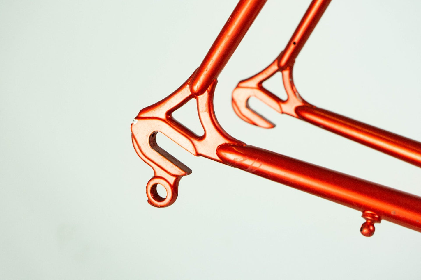 NOS DAZZAN VINTAGE FRAME 56 57 ROAD BIKE STEEL BICYCLE CLASSIC ORANGE OLD 80