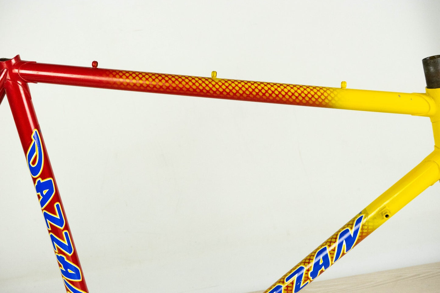 NOS DAZZAN VINTAGE FRAME SET 53 54 ROAD BIKE STEEL BICYCLE CLASSIC RED 80s 700c