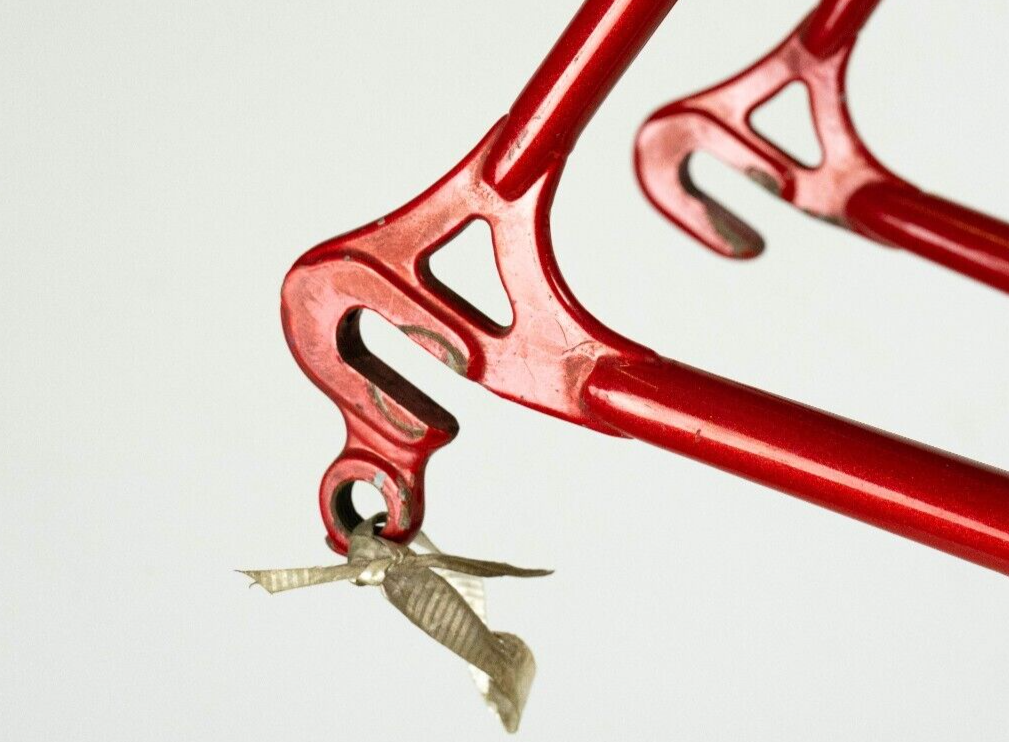 NOS DAZZAN VINTAGE FRAME SET 53 54 ROAD BIKE STEEL BICYCLE CLASSIC RED 80s 700c