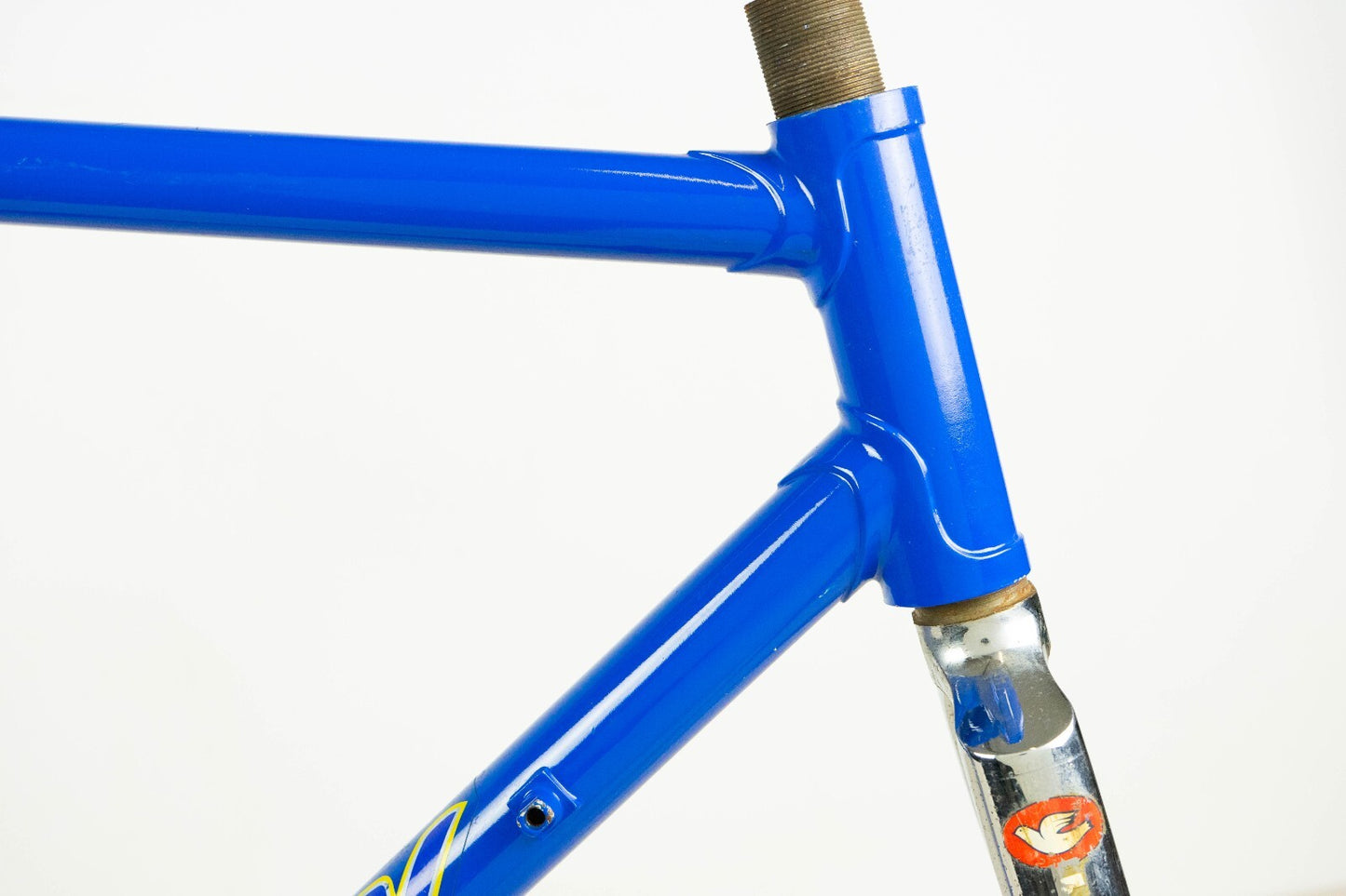 NOS DAZZAN VINTAGE FRAME SET 52 53 ROAD BIKE STEEL BICYCLE 90S BLUE COLUMBUS