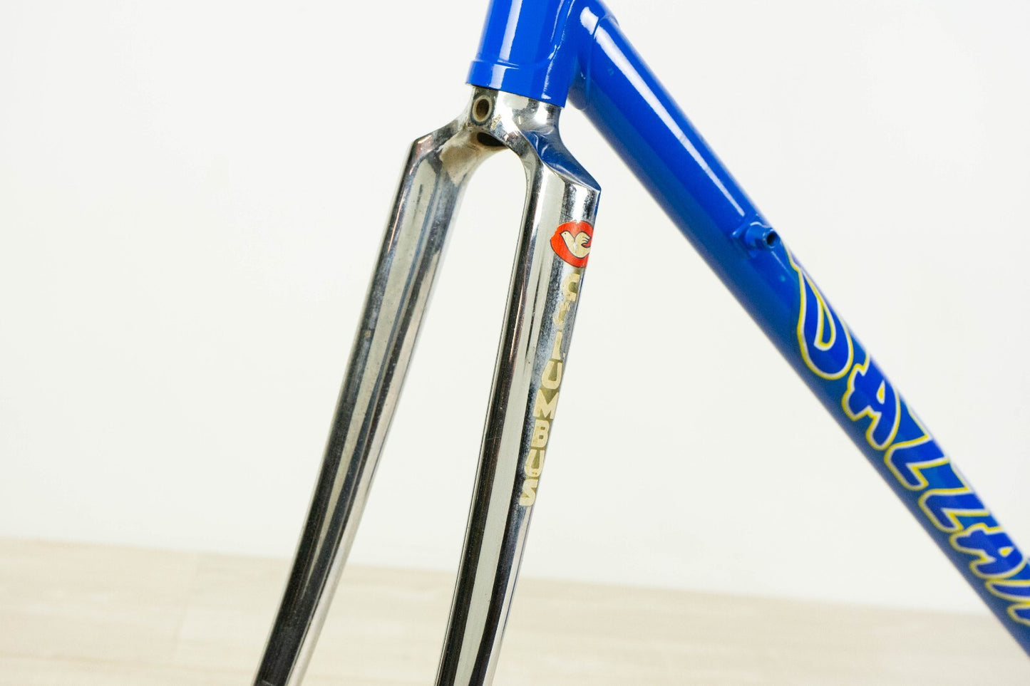 NOS DAZZAN VINTAGE FRAME SET 52 53 ROAD BIKE STEEL BICYCLE 90S BLUE COLUMBUS