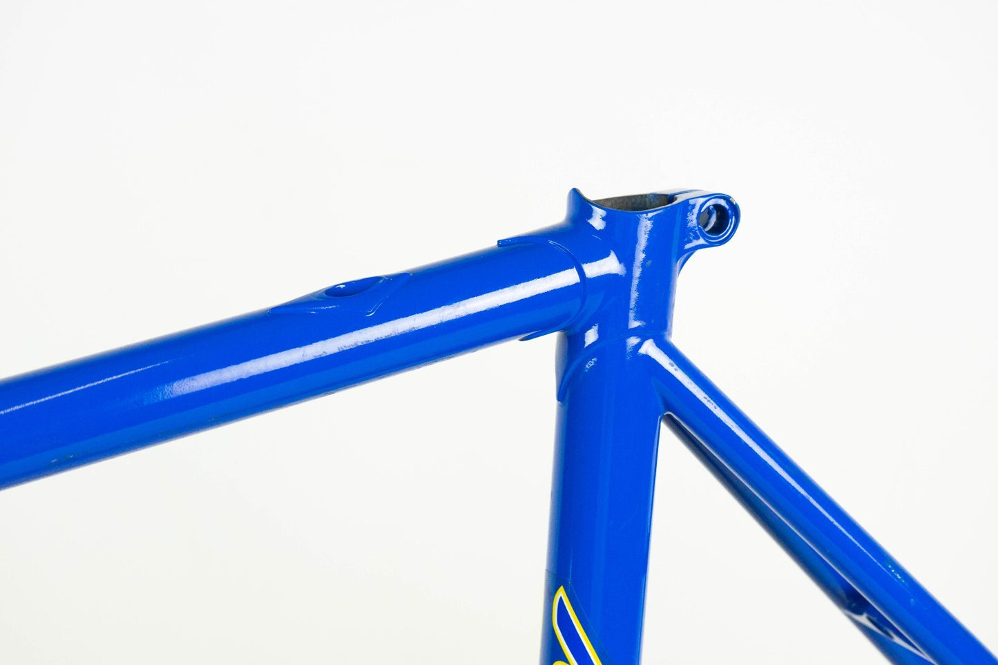 NOS DAZZAN VINTAGE FRAME SET 52 53 ROAD BIKE STEEL BICYCLE 90S BLUE COLUMBUS