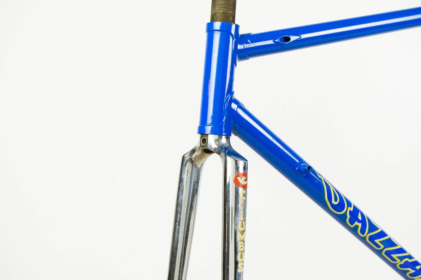 NOS DAZZAN VINTAGE FRAME SET 52 53 ROAD BIKE STEEL BICYCLE 90S BLUE COLUMBUS