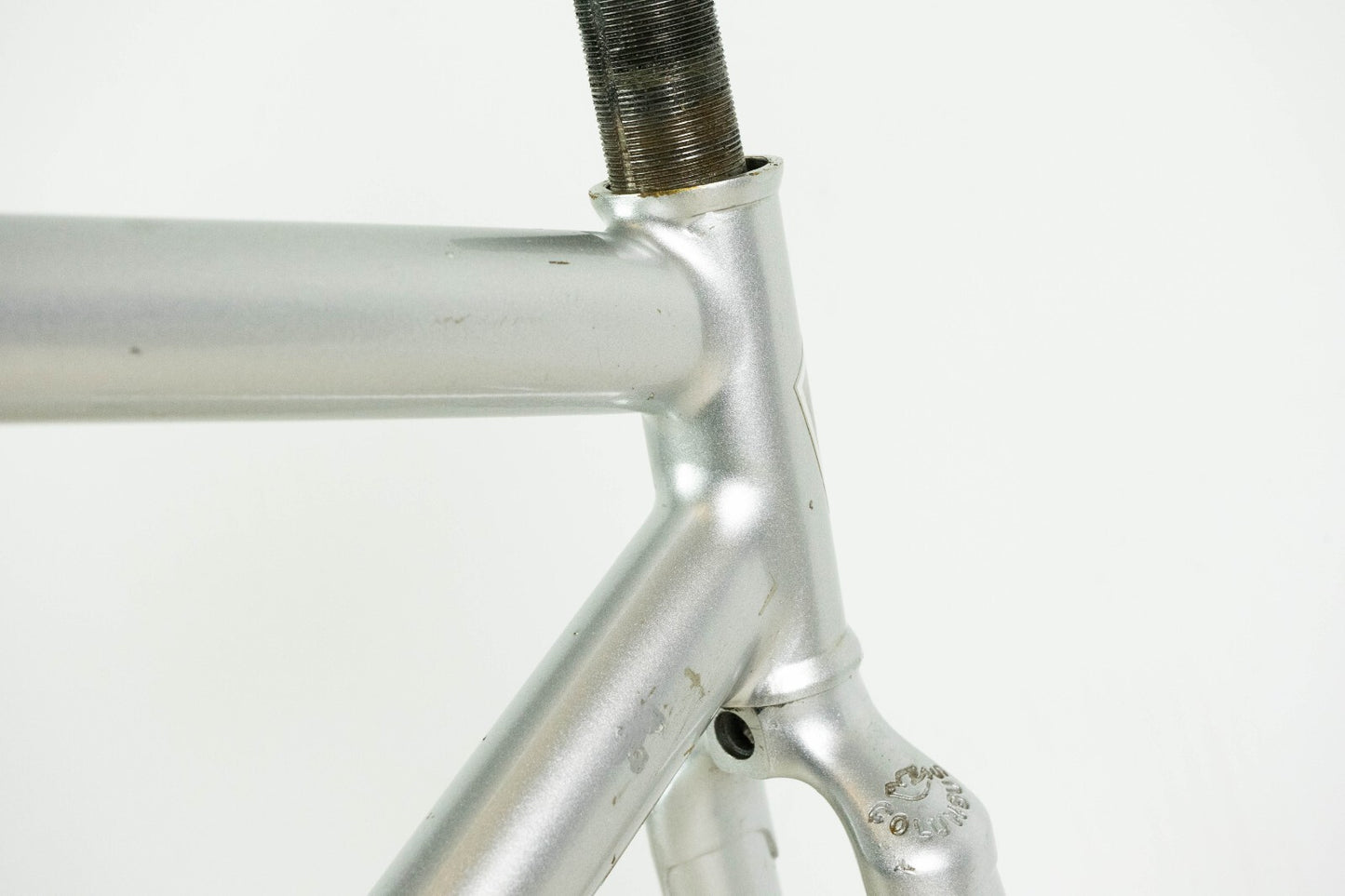 ROSSIN (?) VINTAGE FRAME 55 57 STEEL TIME TRIAL BIKE OLD TT CRONO 90S COLUMBUS
