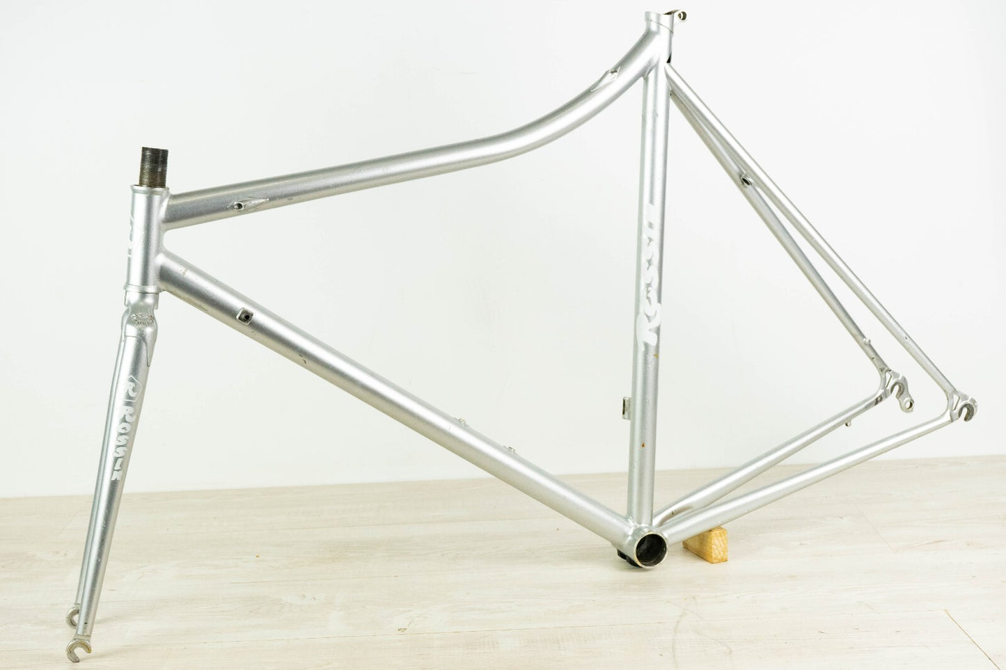 ROSSIN (?) VINTAGE FRAME 55 57 STEEL TIME TRIAL BIKE OLD TT CRONO 90S COLUMBUS