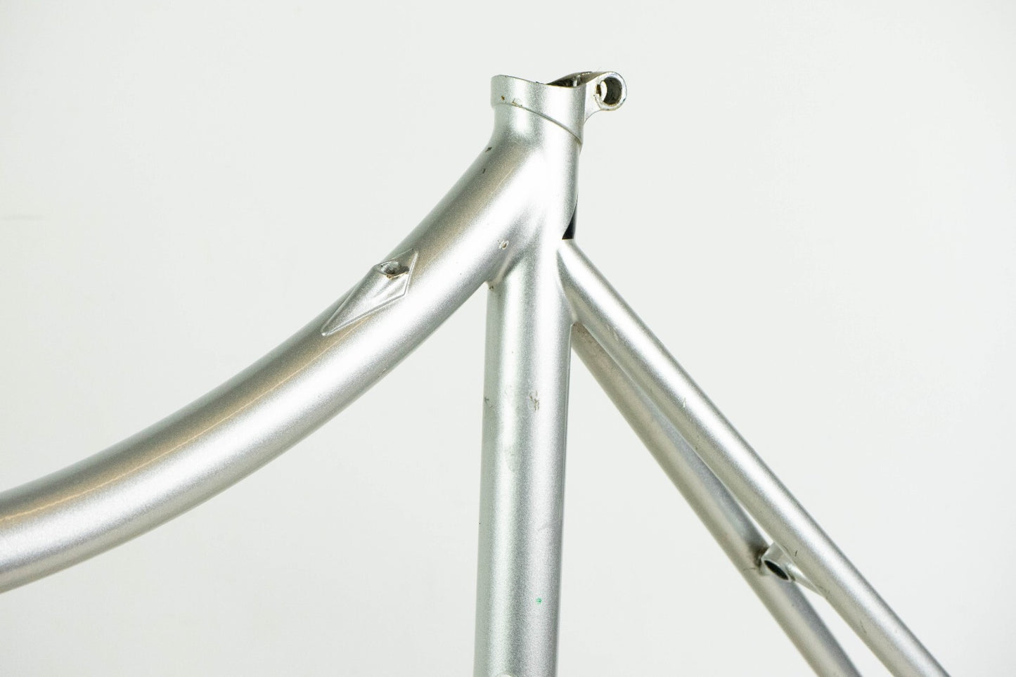 ROSSIN (?) VINTAGE FRAME 55 57 STEEL TIME TRIAL BIKE OLD TT CRONO 90S COLUMBUS