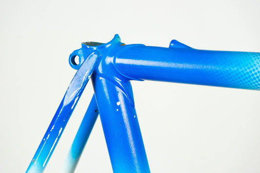 NOS DAZZAN VINTAGE FRAME 57 ROAD BIKE STEEL BICYCLE CLASSIC blue 700c gipiemme