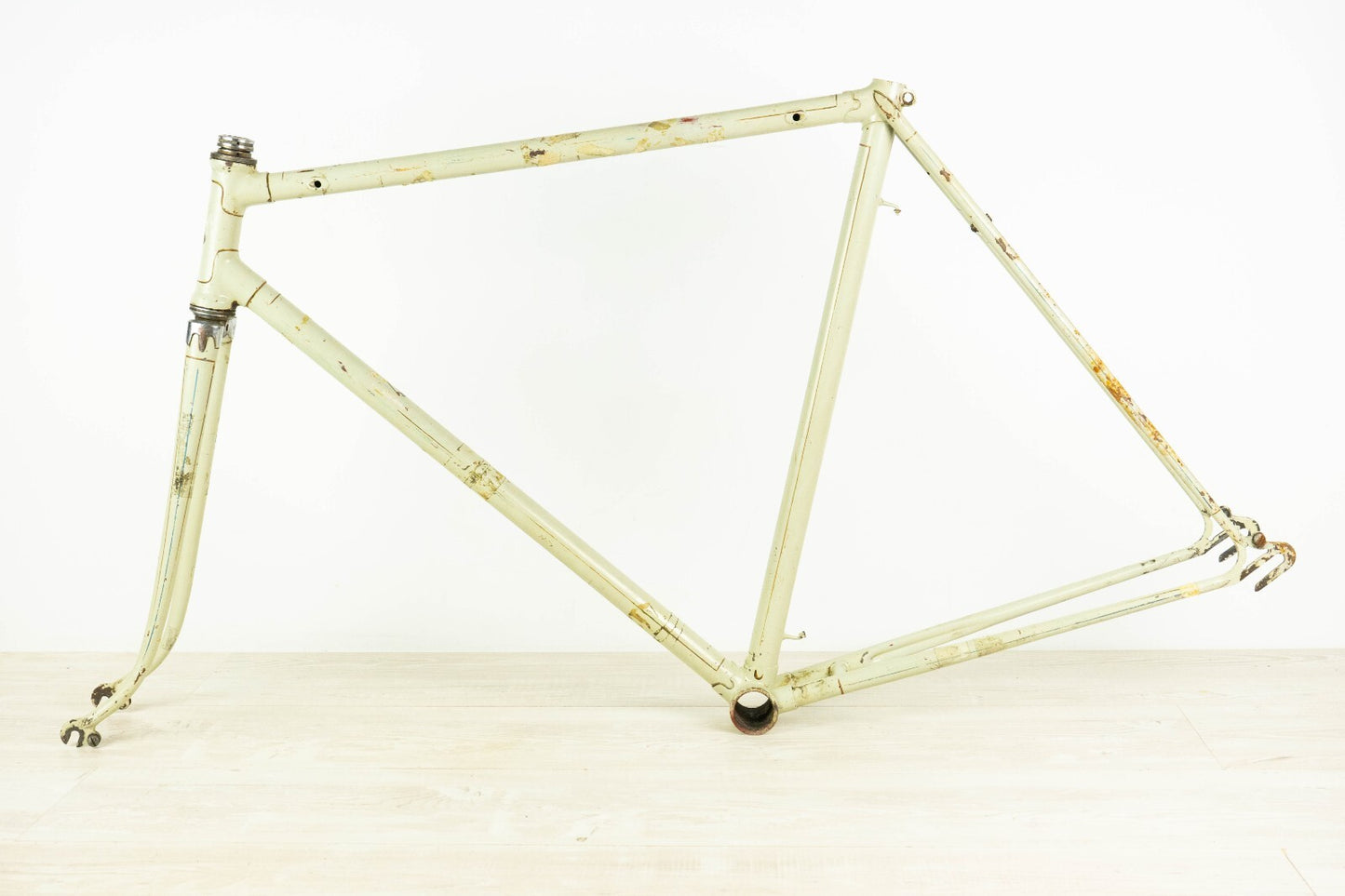 PRESERVED 30s VINTAGE FRAME SPORT BIKE 56 59 STEEL bicycle OLD CITY ROAD 700C