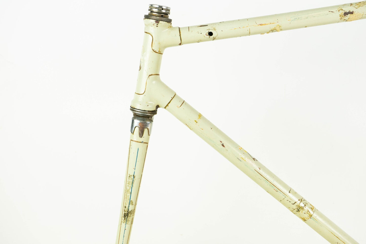 PRESERVED 30s VINTAGE FRAME SPORT BIKE 56 59 STEEL bicycle OLD CITY ROAD 700C