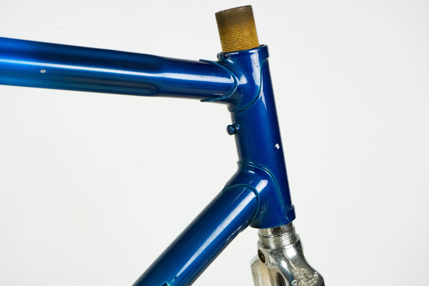 NOS DAZZAN VINTAGE FRAME SET 51 ROAD BIKE STEEL BICYCLE 90S AERO BLUE COLUMBUS