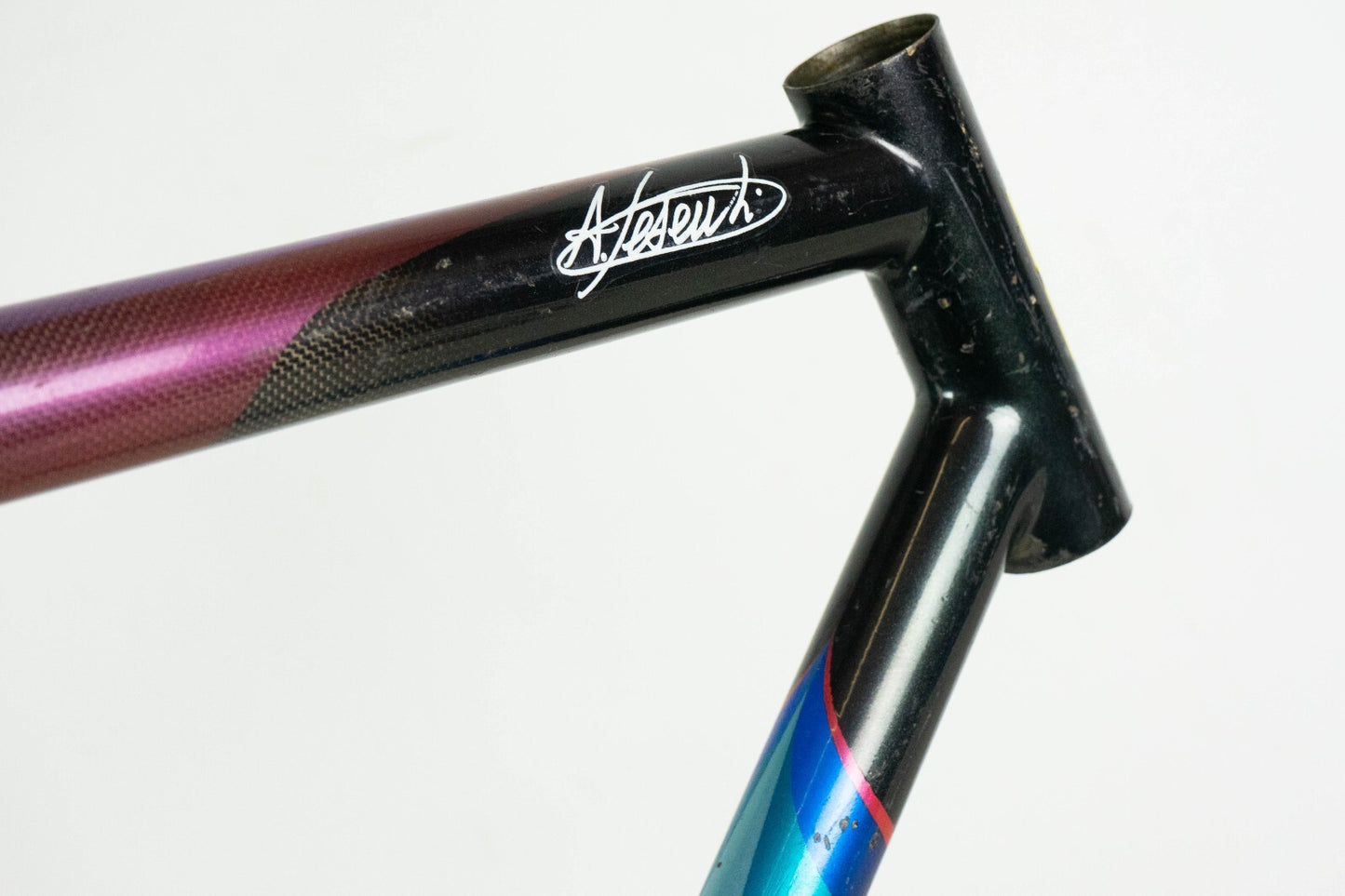 PESENTI VINTAGE COLUMBUS CARBON FIBER FRAME 50 53 STEEL ROAD BIKE 700c BICYCLE