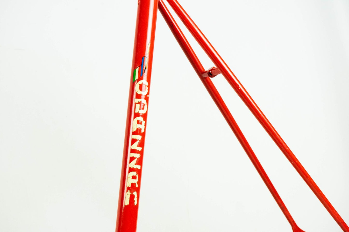 DAZZAN VINTAGE FRAME SET 55 56 ROAD BIKE STEEL BICYCLE RED OLD 80S CLASSIC