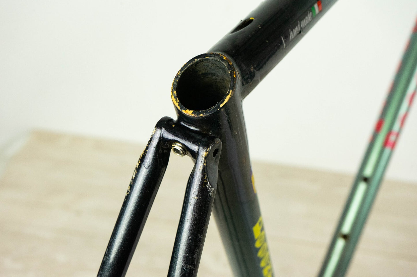 PESENTI VINTAGE COLUMBUS CARBON FIBER FRAME 50 53 STEEL ROAD BIKE 700c BICYCLE