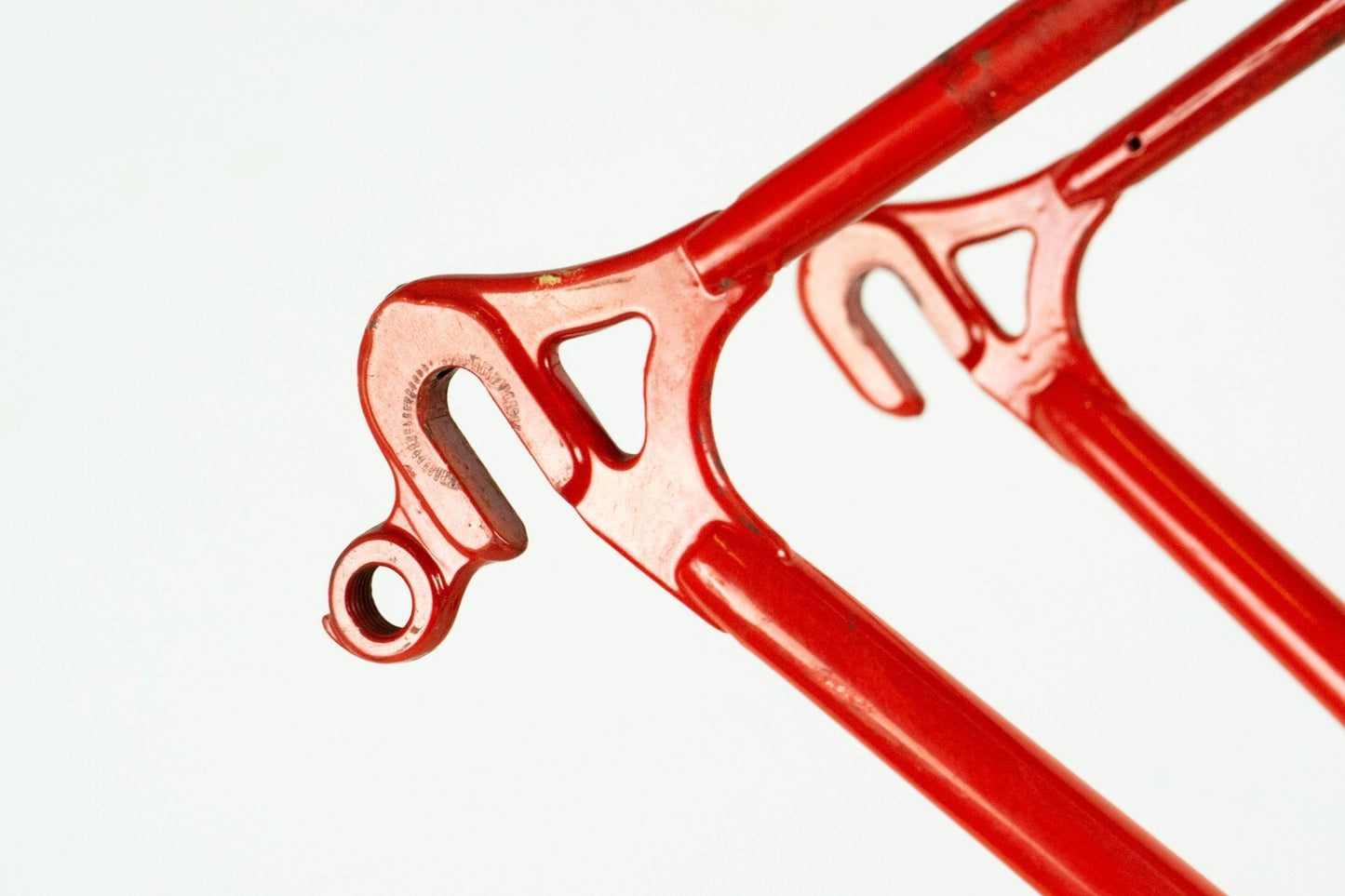 DAZZAN VINTAGE FRAME SET 55 56 ROAD BIKE STEEL BICYCLE RED OLD 80S CLASSIC