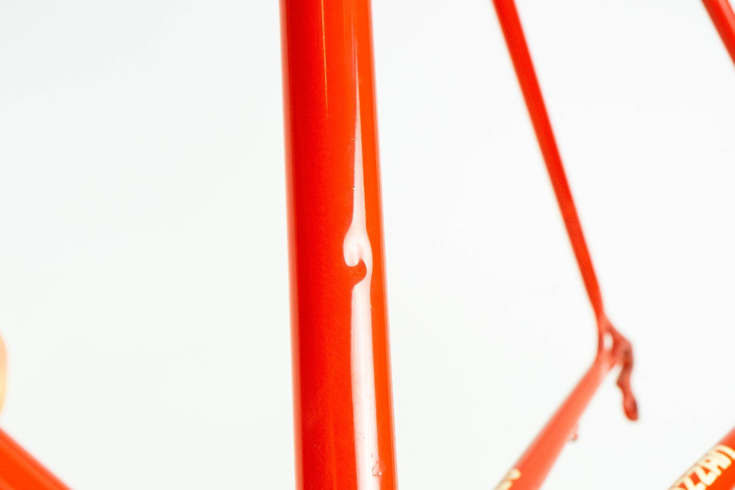 DAZZAN VINTAGE FRAME SET 55 56 ROAD BIKE STEEL BICYCLE RED OLD 80S CLASSIC