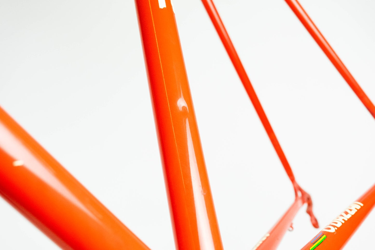 DAZZAN VINTAGE FRAME SET 55 56 ROAD BIKE STEEL BICYCLE RED OLD 80S CLASSIC