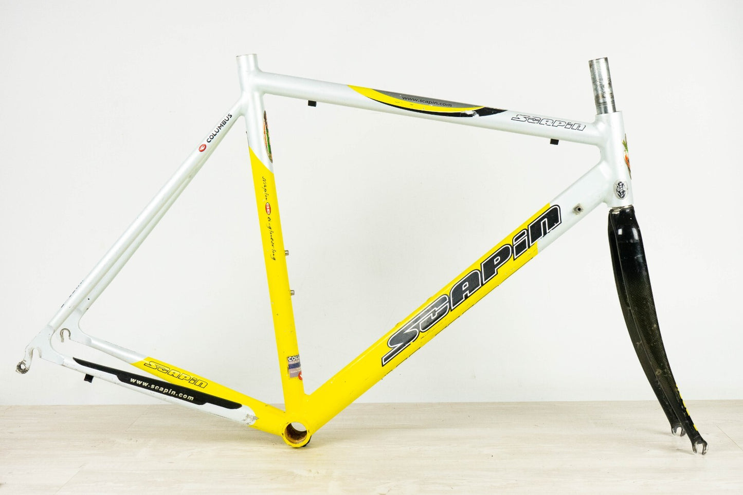 SCAPIN VINTAGE FRAME 54 ROAD BIKE BICYCLE 90S COLUMBUS ALTEC ALUMINUM M CARBON