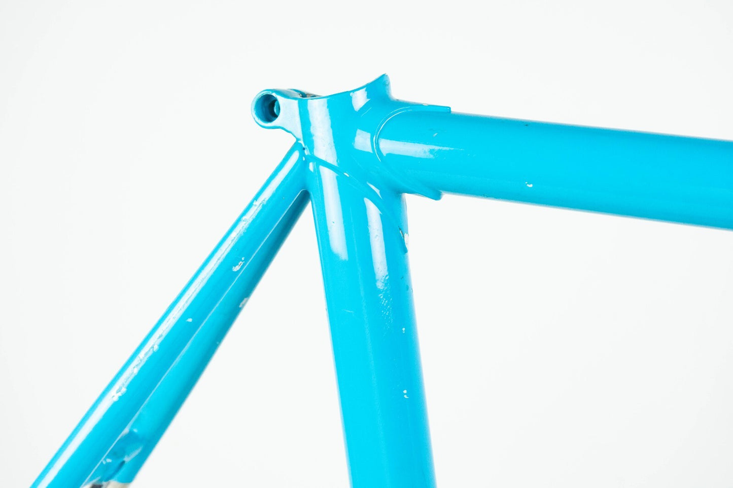 DAZZAN VINTAGE FRAME SET 51 52 ROAD BIKE STEEL BICYCLE BLUE AERO COLUMBUS OLD