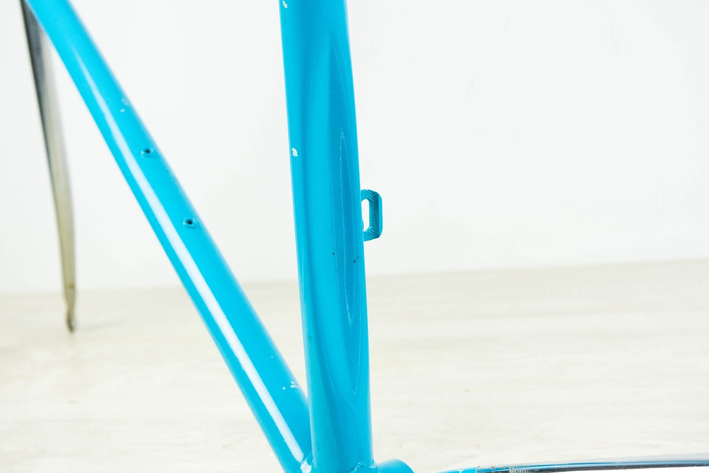 DAZZAN VINTAGE FRAME SET 51 52 ROAD BIKE STEEL BICYCLE BLUE AERO COLUMBUS OLD