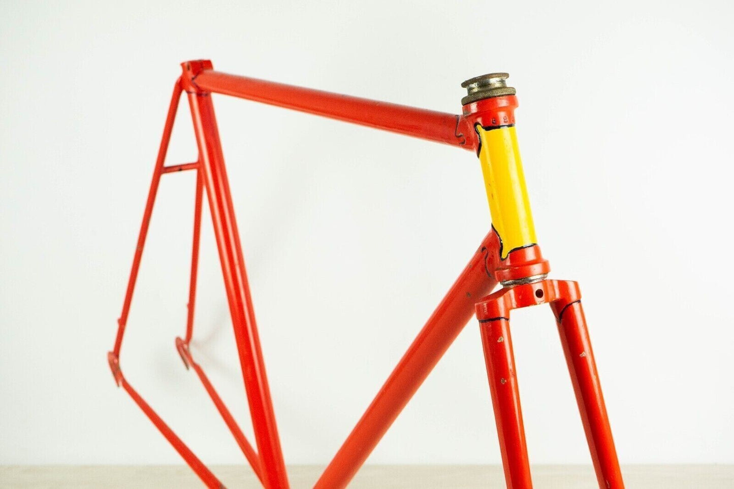30S VINTAGE ROAD BIKE FRAME SET FLIP FLOP EROICA 55 57 BICYCLE OLD RACING 40S