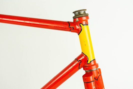 30S VINTAGE ROAD BIKE FRAME SET FLIP FLOP EROICA 55 57 BICYCLE OLD RACING 40S