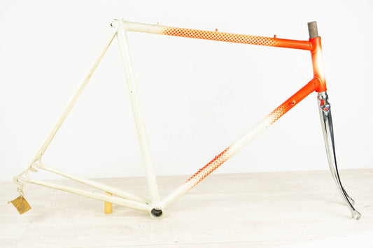 NOS DAZZAN VINTAGE FRAME SET 57 56 ROAD BIKE STEEL GIPIEMME BICYCLE CLASSIC RED