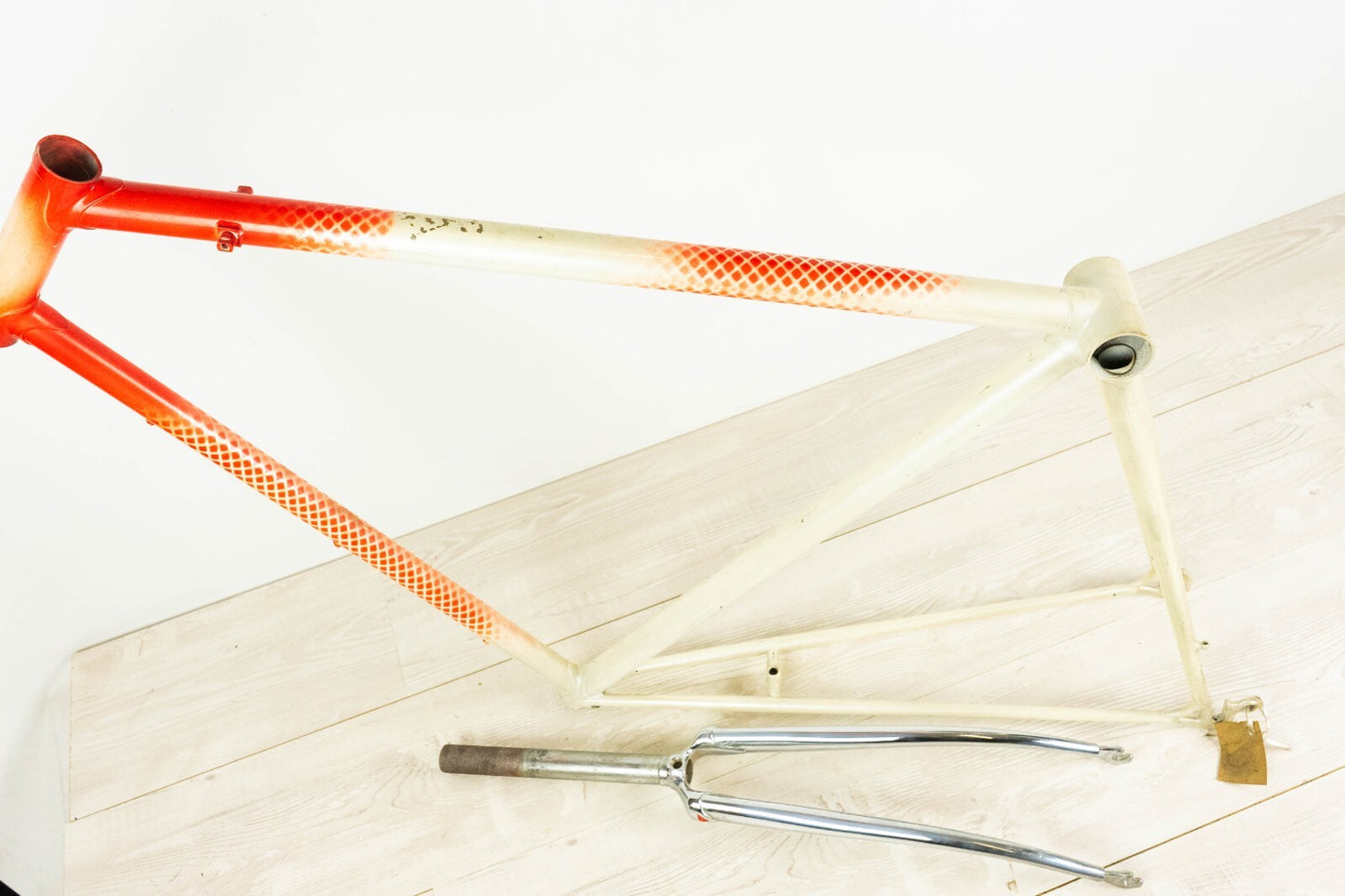 NOS DAZZAN VINTAGE FRAME SET 57 56 ROAD BIKE STEEL GIPIEMME BICYCLE CLASSIC RED