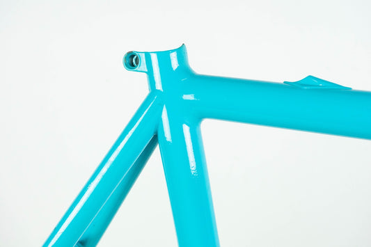 ROSSIN PERFORMANCE VINTAGE COLUMBUS GENIUS FRAME SET 55 ROAD BIKE STEEL 90S OLD