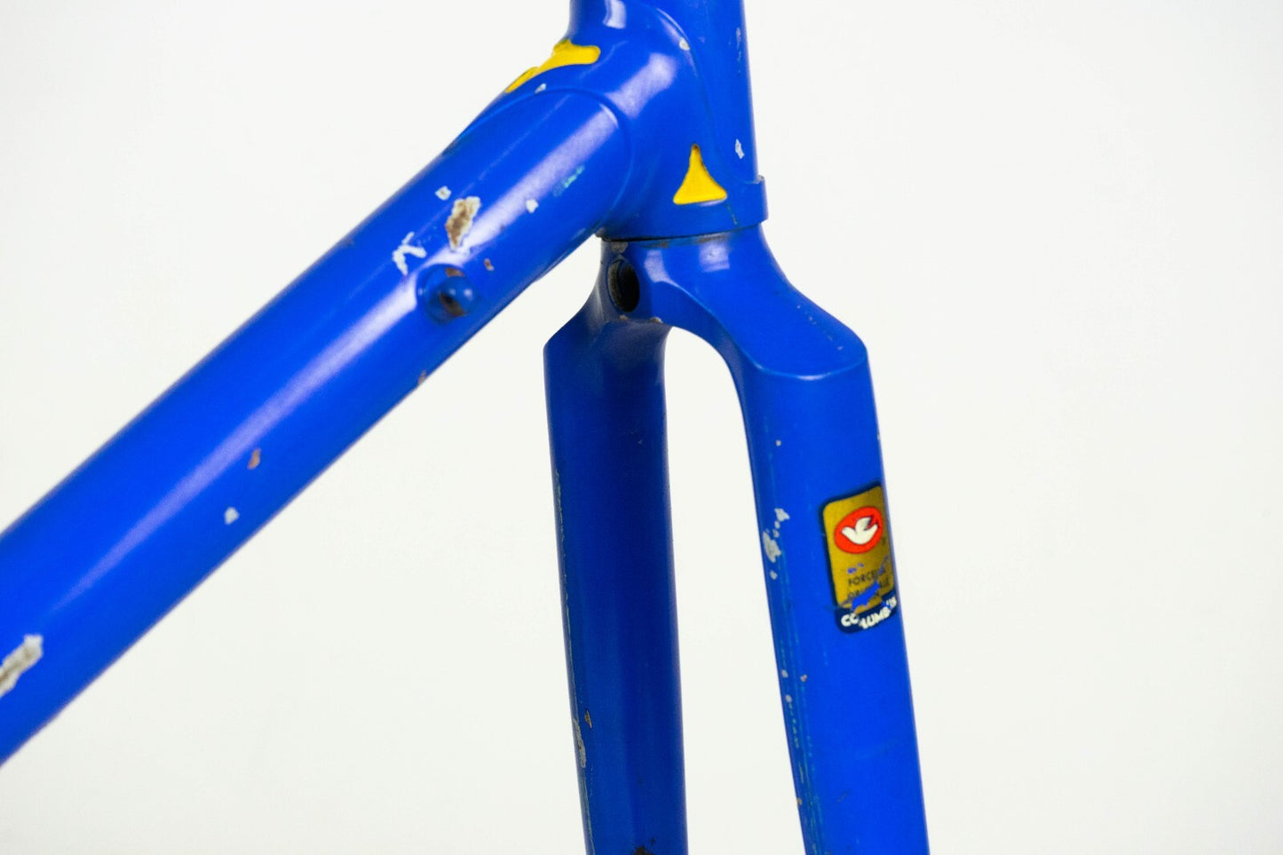 VINTAGE COLUMBUS SL FRAME 60 59 STEEL ROAD BIKE CAMPAGNOLO OLD 80s blue CINELLI
