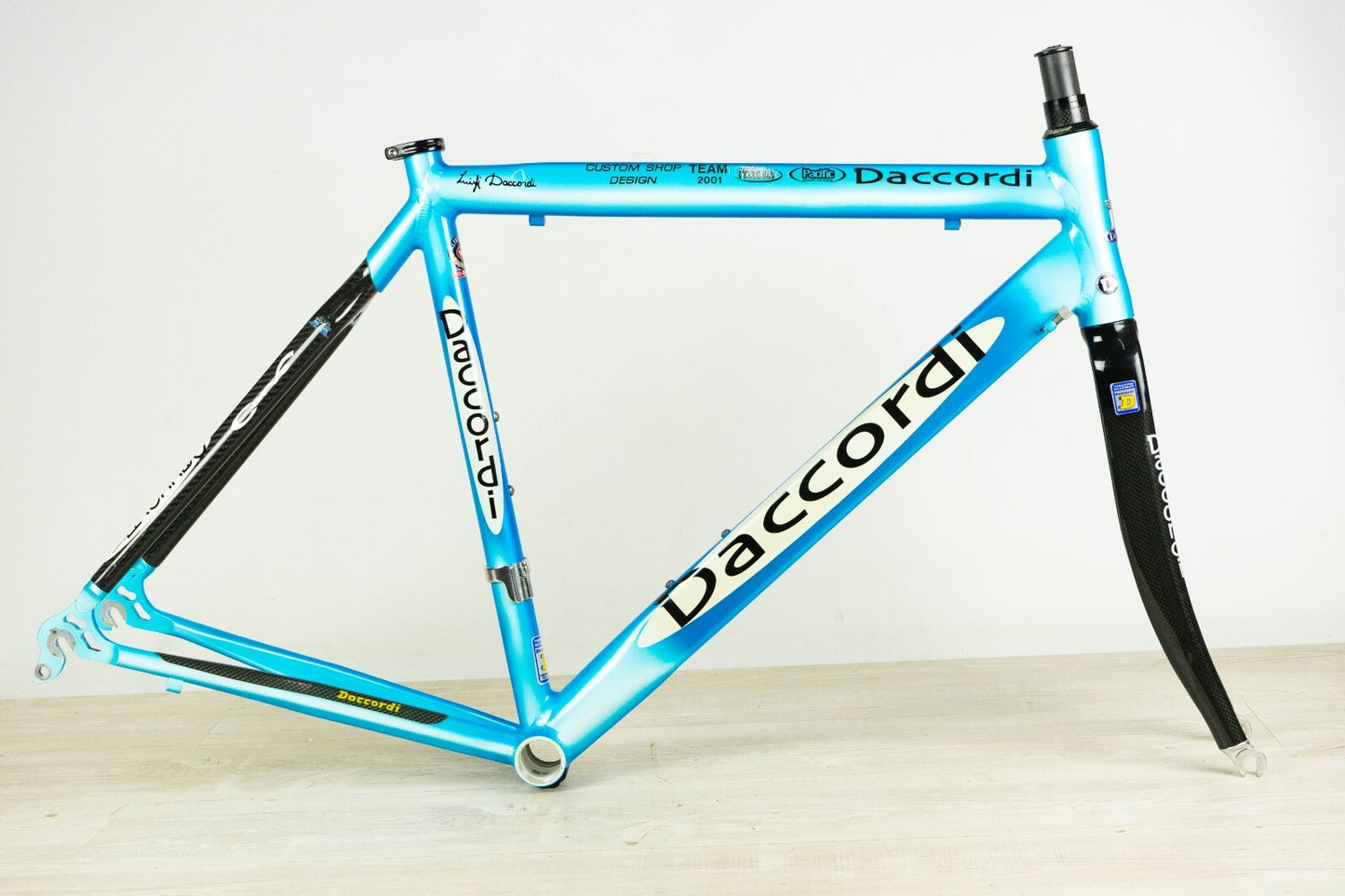 NOS DACCORDI FIBRA TEAM COLUMBUS ALTEC 2 VINTAGE FRAME 53 ROAD BIKE ALU CARBON M