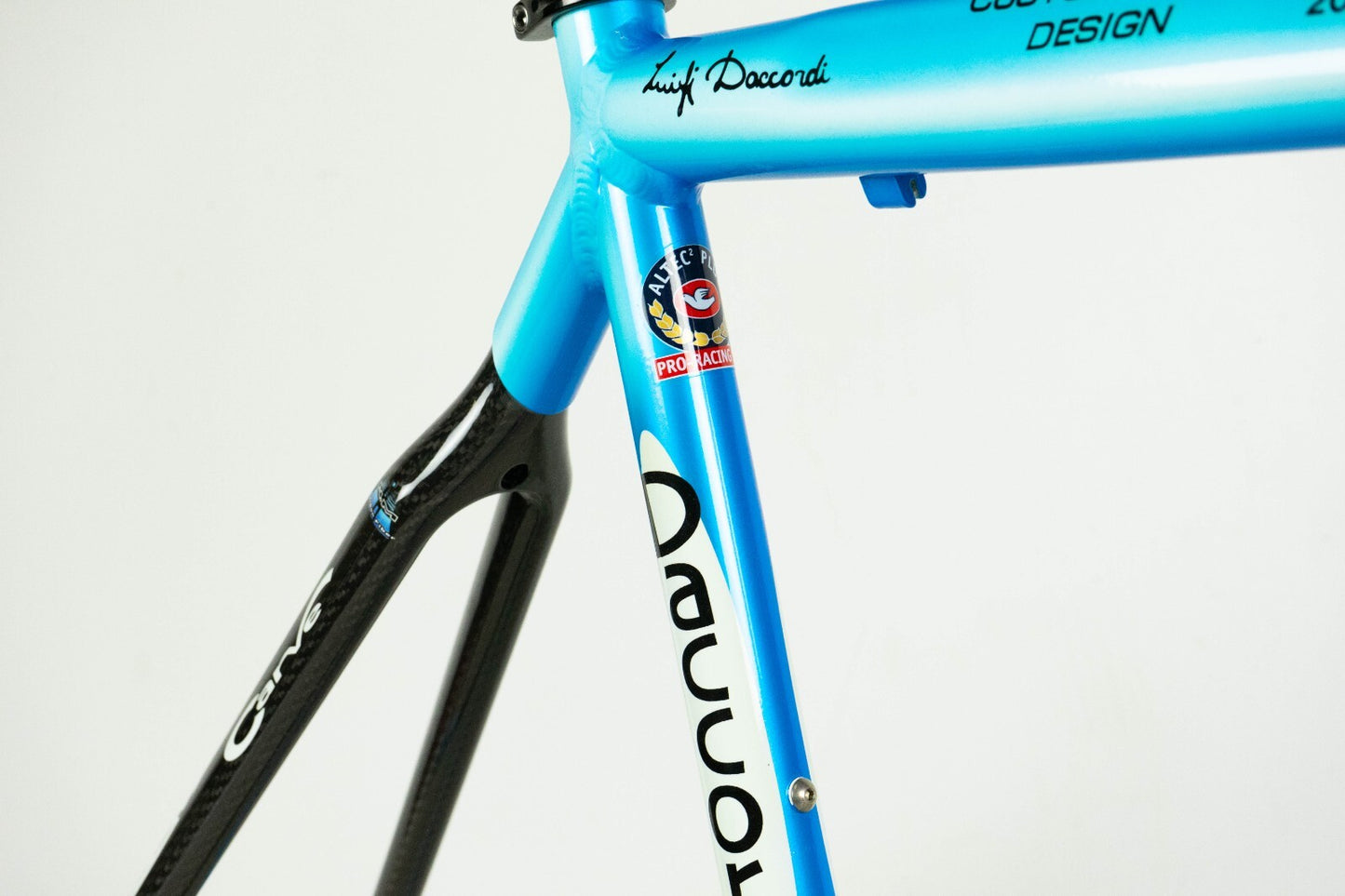 NOS DACCORDI FIBRA TEAM COLUMBUS ALTEC 2 VINTAGE FRAME 53 ROAD BIKE ALU CARBON M