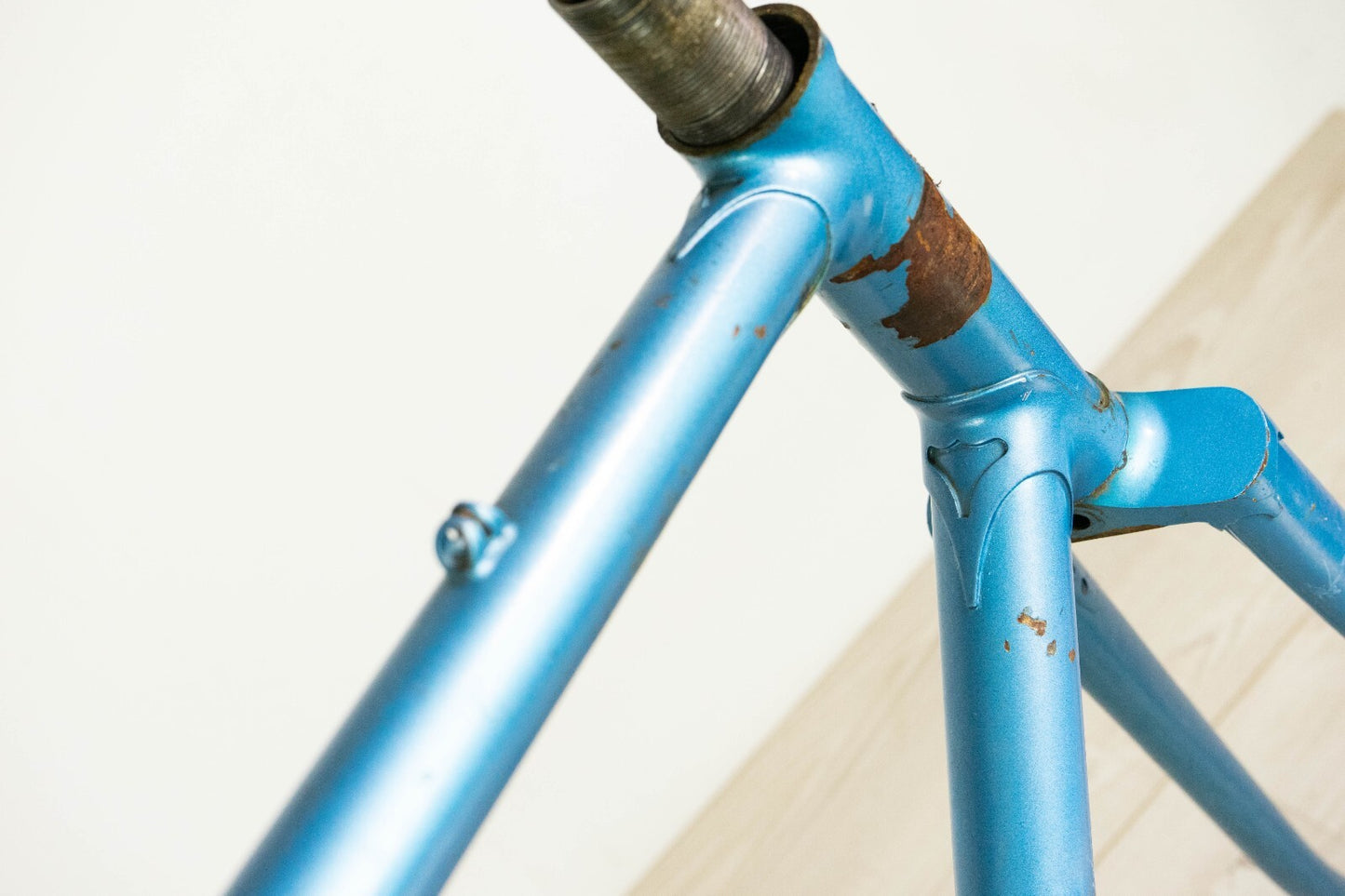 SEMPION VINTAGE FRAME 55 56 STEEL ROAD BIKE 700c BICYCLE 28" blue OLD CLASSIC