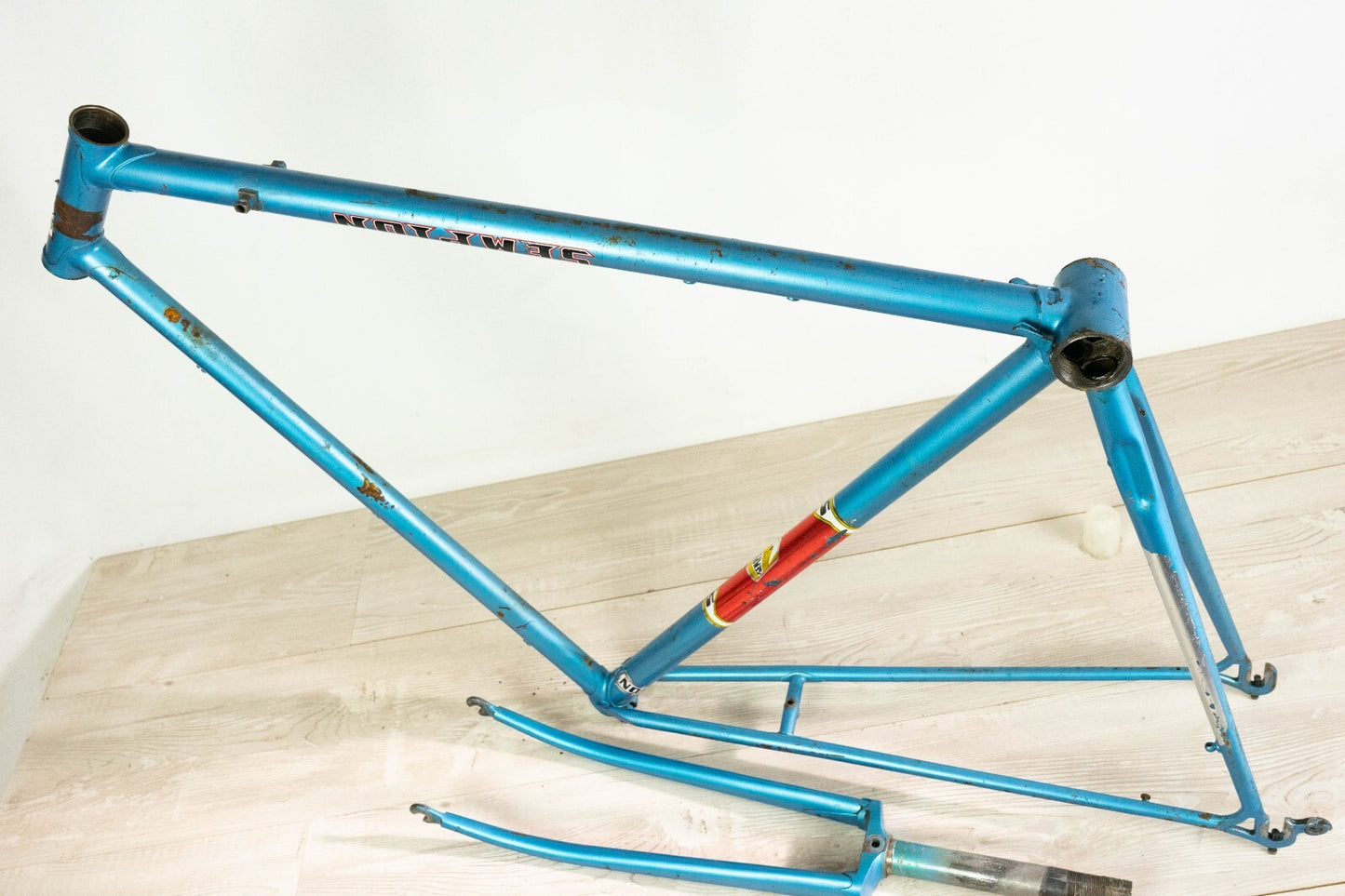 SEMPION VINTAGE FRAME 55 56 STEEL ROAD BIKE 700c BICYCLE 28" blue OLD CLASSIC