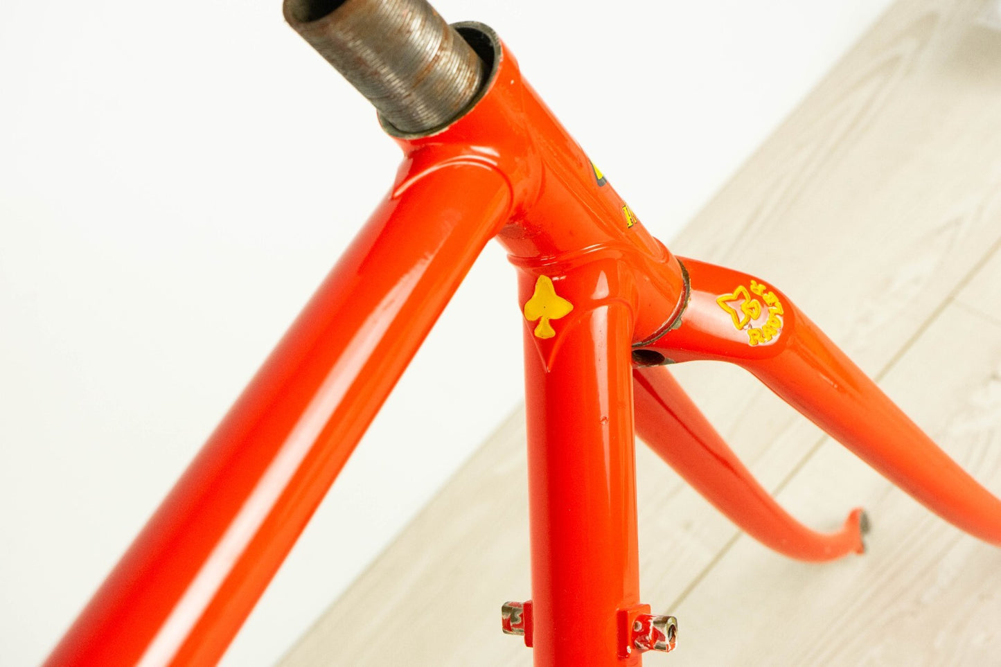 RAULER CRITERIUM COLUMBUS TIME TRIAL BIKE AERO FRAME STEEL 55 VINTAGE CRONO TT