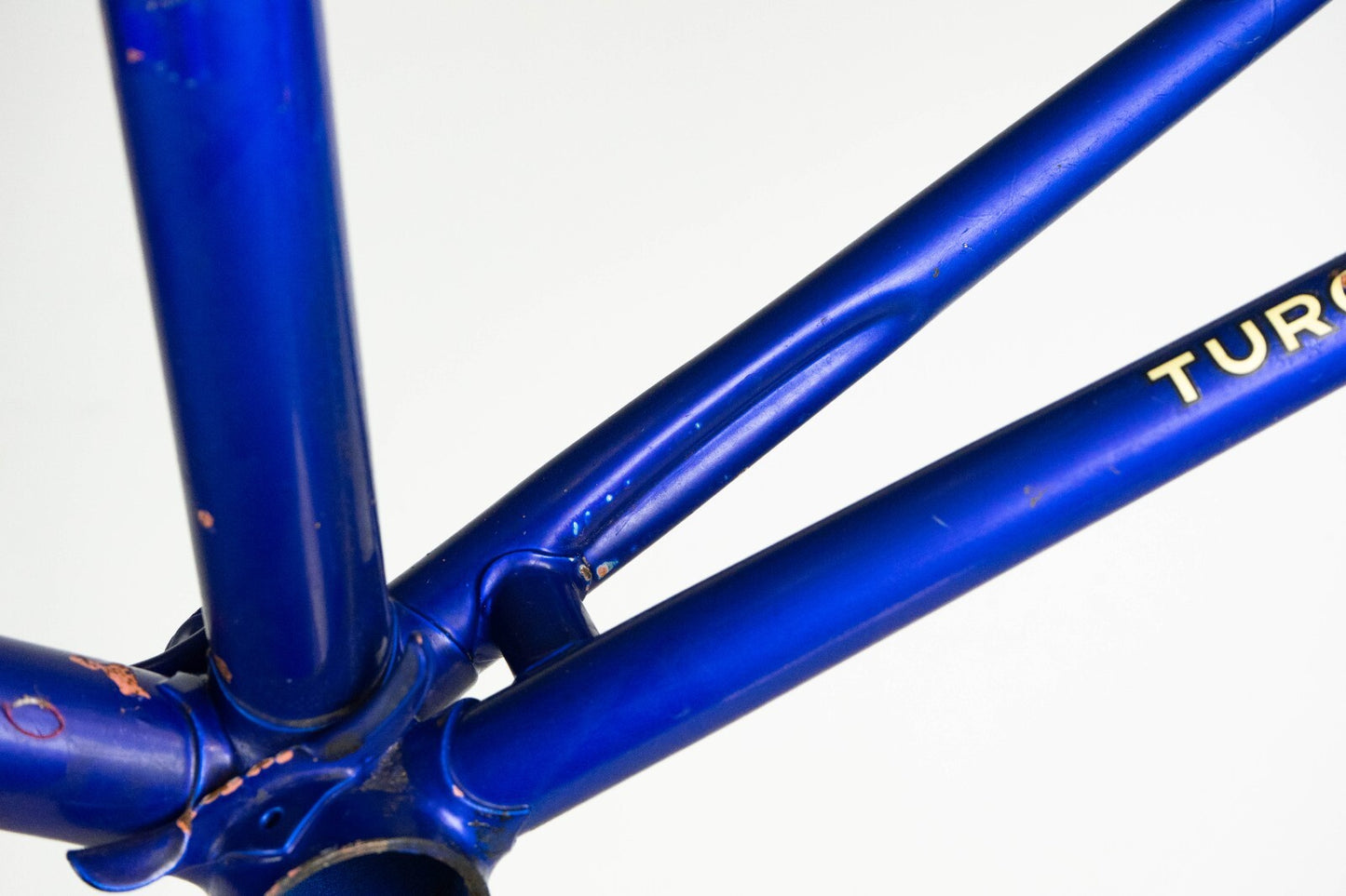 TURCONI VINTAGE FRAME 51 54 STEEL ROAD BIKE 700c BICYCLE 28" BLUE OLD CLASSIC