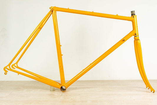 VETTA VINTAGE FRAME SET AERO STEEL ROAD BIKE BICYCLE 55 OLD 80S COLUMBUS AIR SL