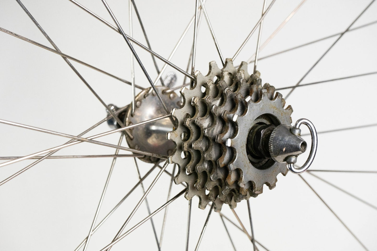 CAMPAGNOLO RECORD NISI WHEELS 700c 28" TUBULAR ROAD BIKE VINTAGE 70S 80S OLD